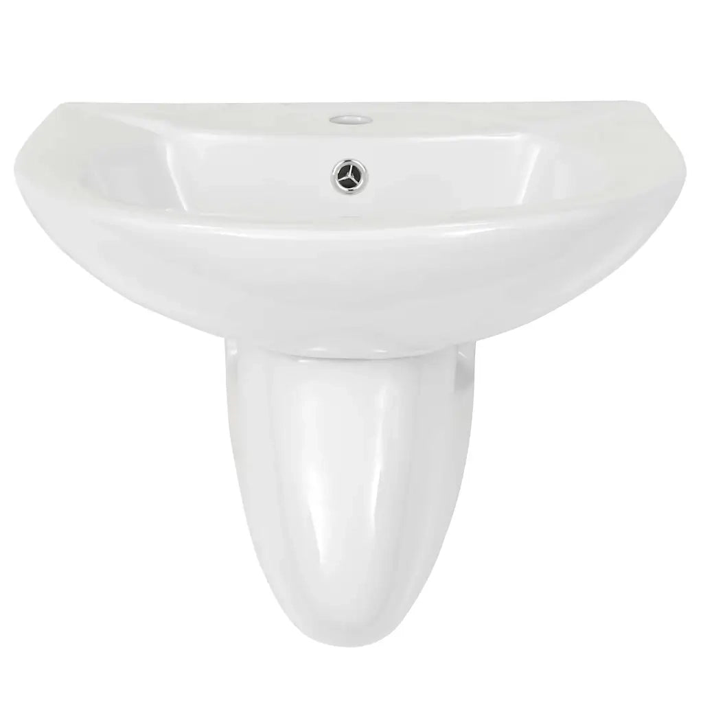 Lavabo Bianco 52 x 45 x 49 cm Ceramica Smaltata CFW3589860