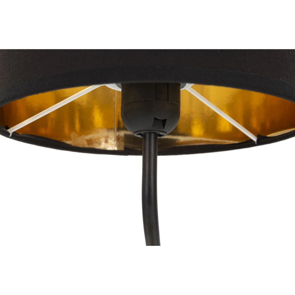 Lampada da Tavolo Scimmia 6, Nero, Poliresina, 20x20x51,5 cm