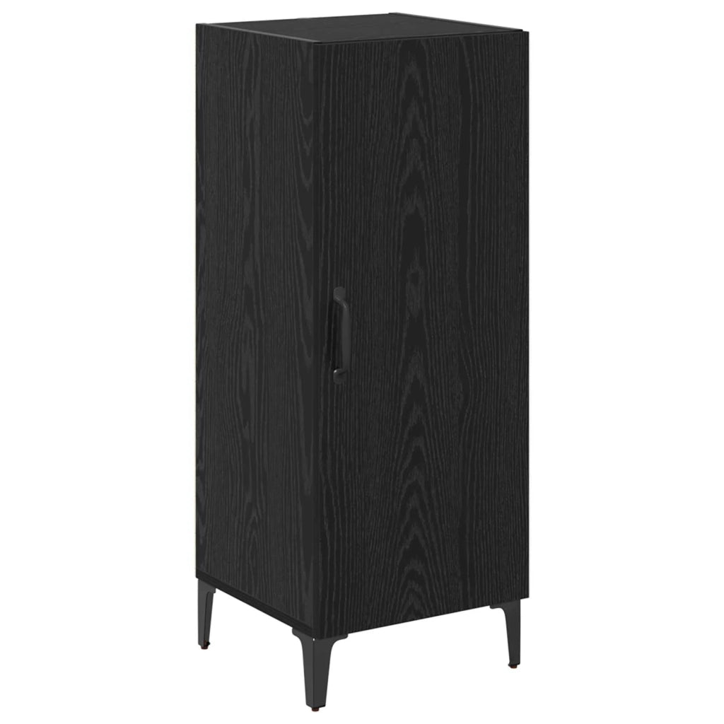 Credenza Rovere Nero 34,5 x 34 x 90 cm Legno multistrato 880927