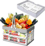 Organizzatore Multifunzionale per Cucina a Formato Ridotto in Plastica - Scatola di Ripostiglio per Cucina in Grigio e Bianco - Modello Allecto Plus