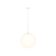Maytoni Lampada a soffitto moderna Erda 1 luce E27 IP54 bianco plastica