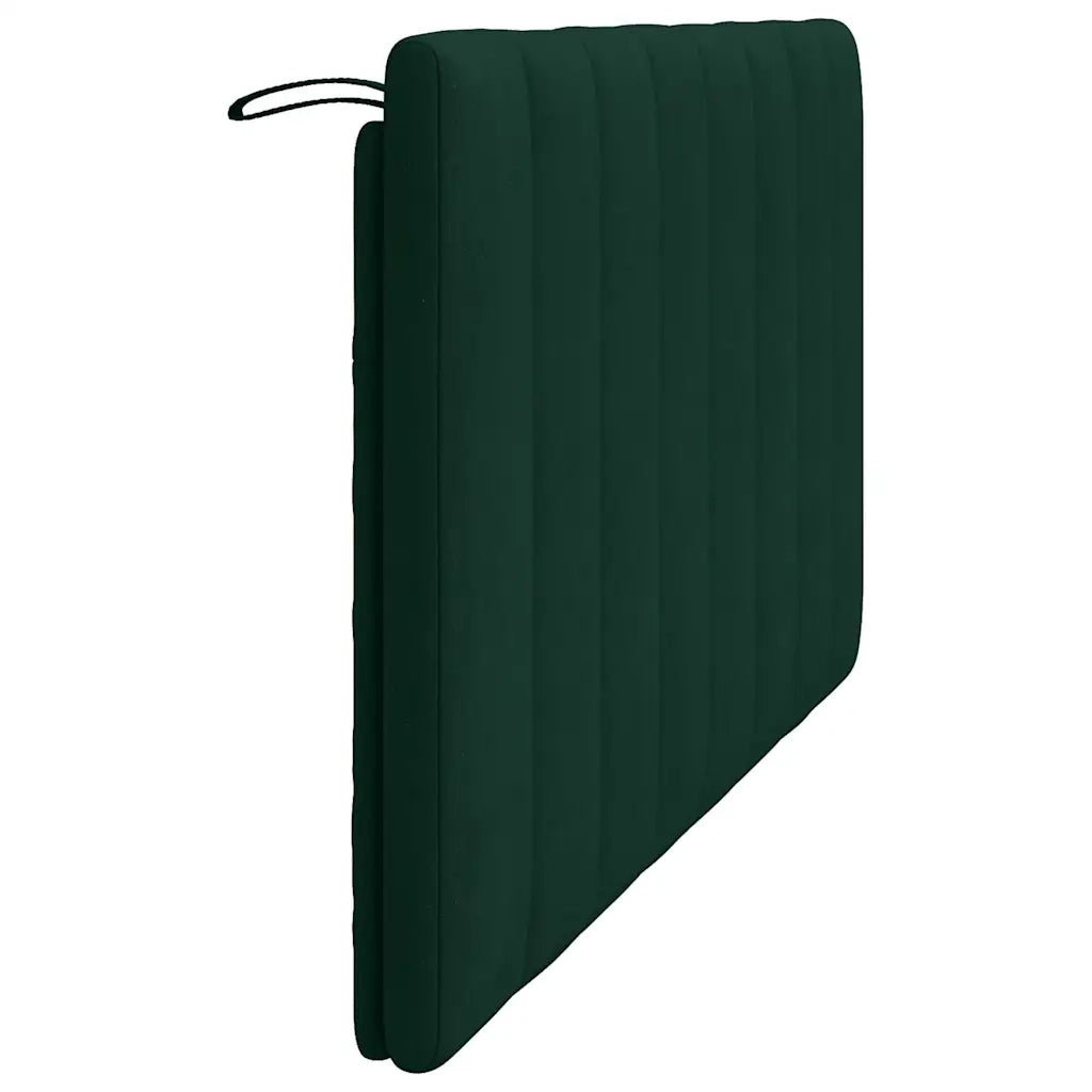 Cuscino Testiera Hanko Verde Scuro 160 cm in Velluto 374678