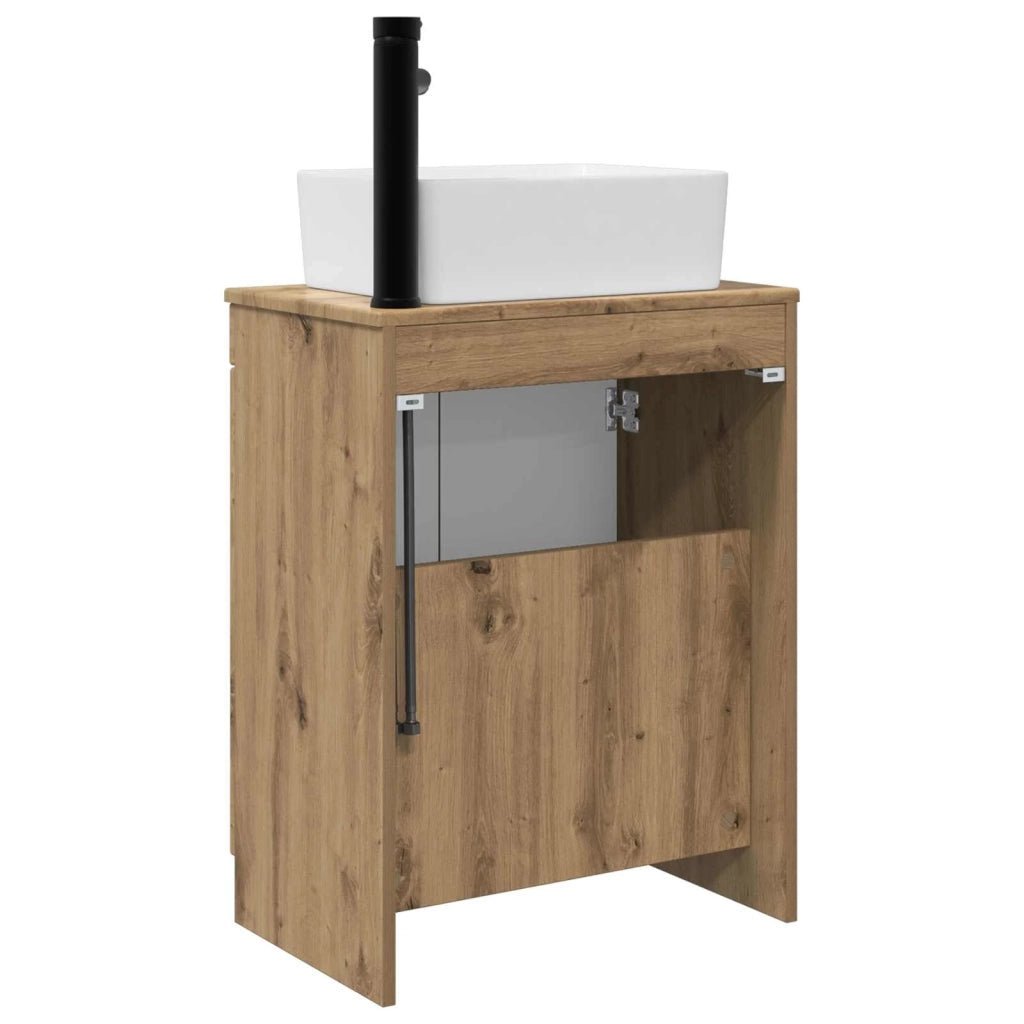 Mobile da bagno con lavabo Rovere Artigianale 54 x 35 x 83 cm 890167
