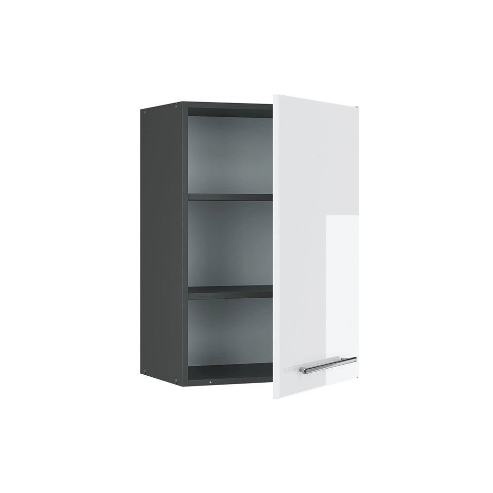 Pensile da cucina Fame-Line Bianco lucido/Antracite 50 cm Vicco