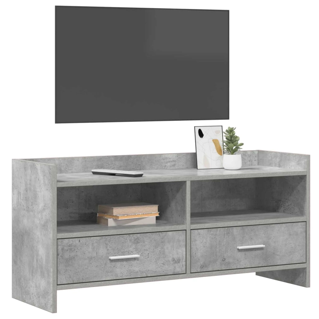 Mobile TV 100 x 33 x 47 cm Grigio Cemento Legno ingegnerizzato 8011158