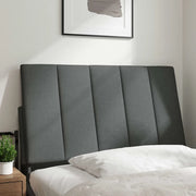 Cuscino Testiera Hanko Grigio Scuro 90 cm in Tessuto CFW8121583