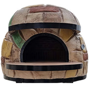 Forno legna artigianale linea rustico rivestimento mosaico alta resistenza *** misura Ø 130 cm, confezione 1