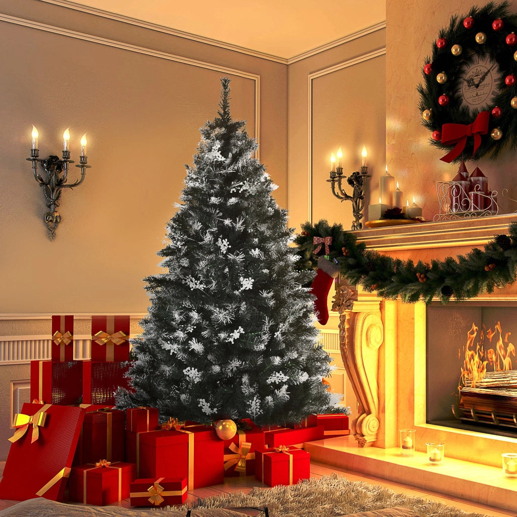 Albero di Natale Artificiale ¨C zephmum ¨C Verde 150 cm Pieghevole