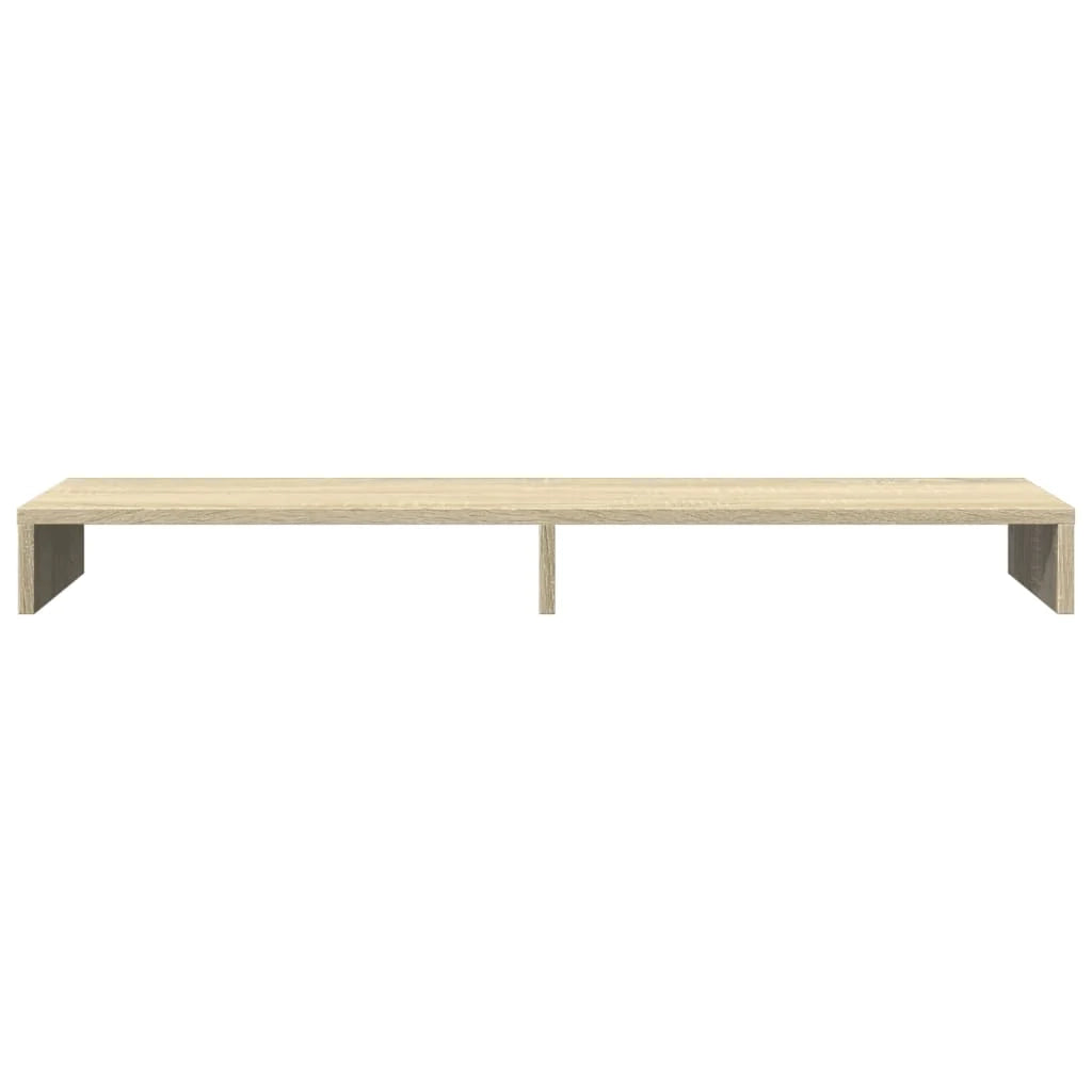 Supporto per monitor da scrivania Sonoma 100 x 27 x 10 cm legno ingegnerizzato marrone 02_0044975