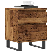 Comodino Legno Antico 40x35x50 cm in Legno Multistrato 857436