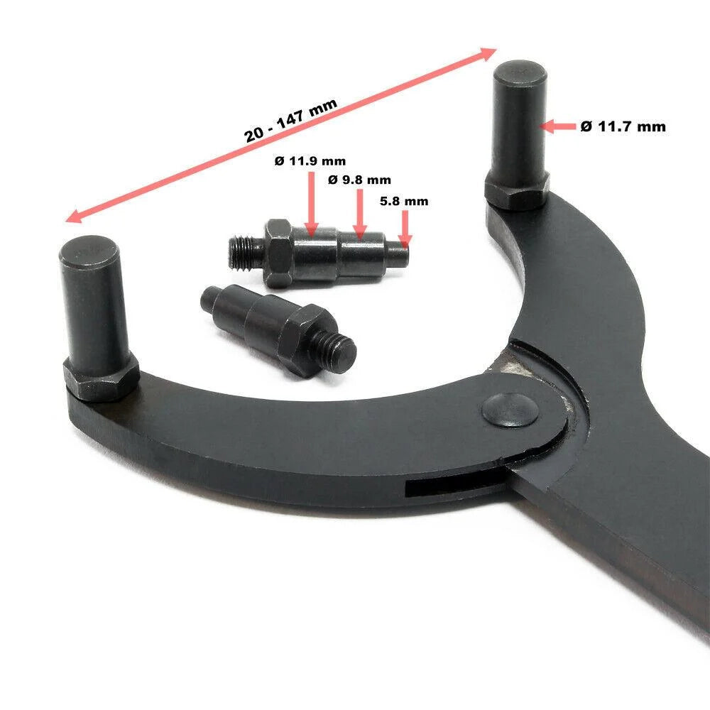 Controsupporto albero motore per sostituzione cinghia dentata cambio utensile 16_0002626