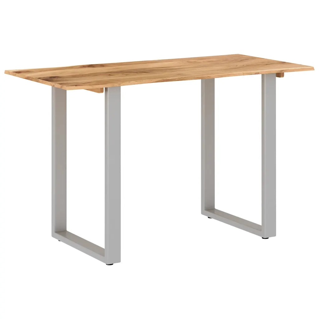 Tavolo da Pranzo 118x58x76 cm in Legno Massello di Acacia