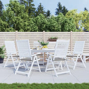 Cuscini per Sedia 6 pz Grigi 40x40x4 cm in Tessuto Oxford 314005