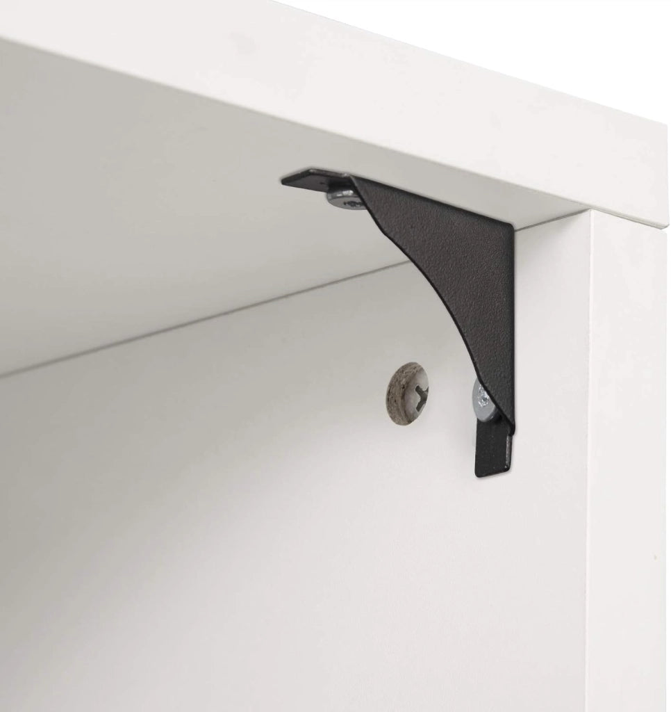 Tavolo con 2 Sgabelli Alti Set, Mobili da Bar Bancone con ripiano portaoggetti, Tavolo Alto con Sedia in Acciaio Legno per Cucina, Bianco
