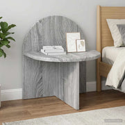 Comodino Sonoma grigia 40 x 35,5 x 45,5 cm Legno ingegnerizzato