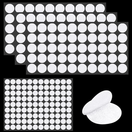 Punti Velcro Selfadesivi - Adesivi con Attracco - Forte Attracco - 10mm 20mm - Ideali per Attività di Ricreazione e Decorazione - Ottimi per l'Organizzazione e