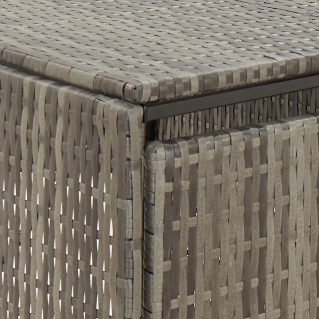 Copribidone Triplo Grigio 207x80x117 cm in Polyrattan CFW3168620