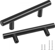 Set di 30 maniglie per mobili, maniglie in acciaio inossidabile, 127 x 12 x 32 mm, maniglia per cucina, distanza di curvatura 76 mm, maniglia per armadi, spessore delle ante da 1,52 a 2 cm o 1,27 a 4 cm, maniglie per porte, maniglie per cassetti