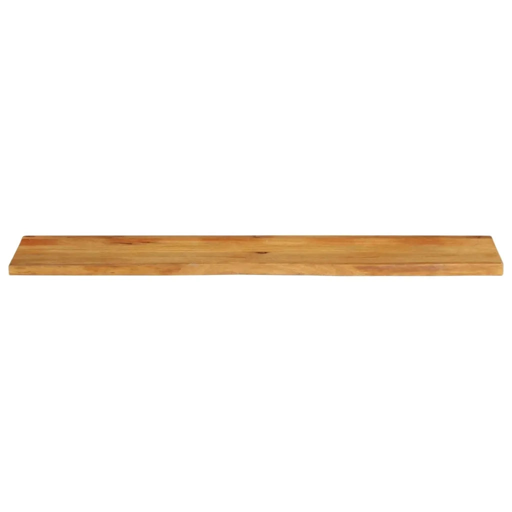 vidaXL Piano Tavolo Bordi Vivi 160x40x2,5 cm Legno Massello di Mango