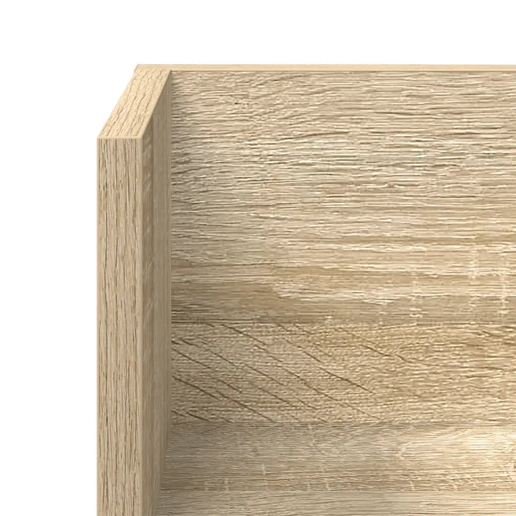 Mensole Parete 2pz Rovere Sonoma 75x16,5x16,5 cm in Truciolato 860033