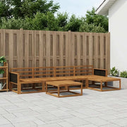 Set di divani da esterno 6 pcs Naturale