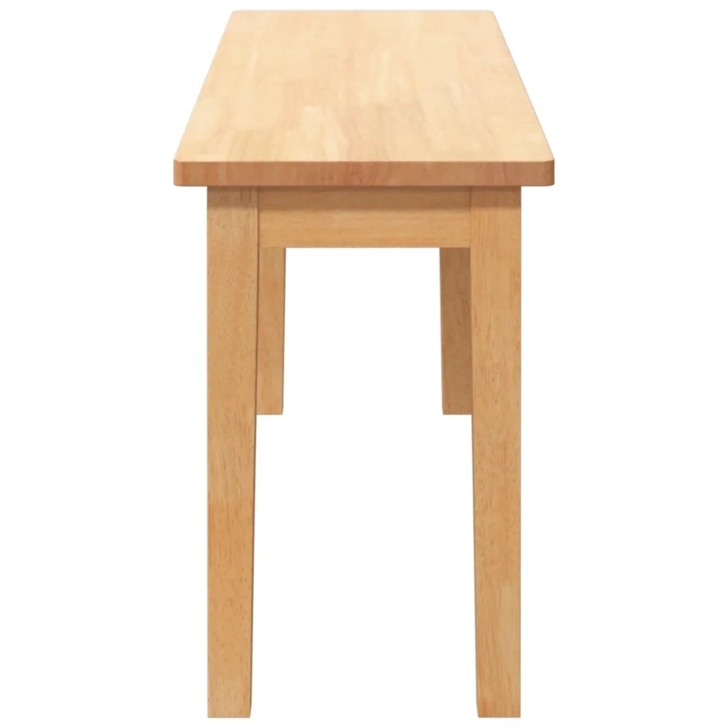 Panca 110 cm in Legno Massello di Hevea 4102604