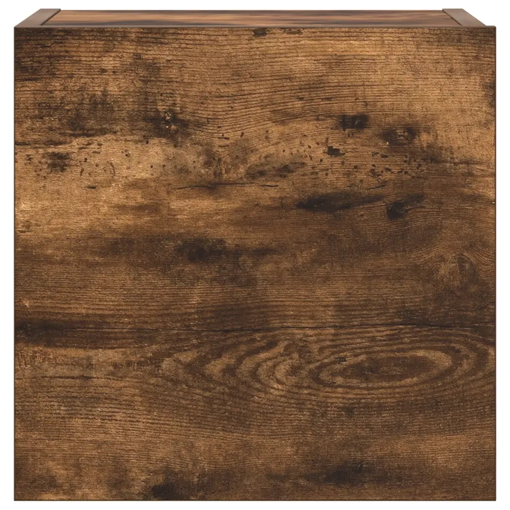 Set di Mobili Porta TV 4 pz | Armadietto TV | Mobile Porta TV Rovere Fumo in Legno Multistrato