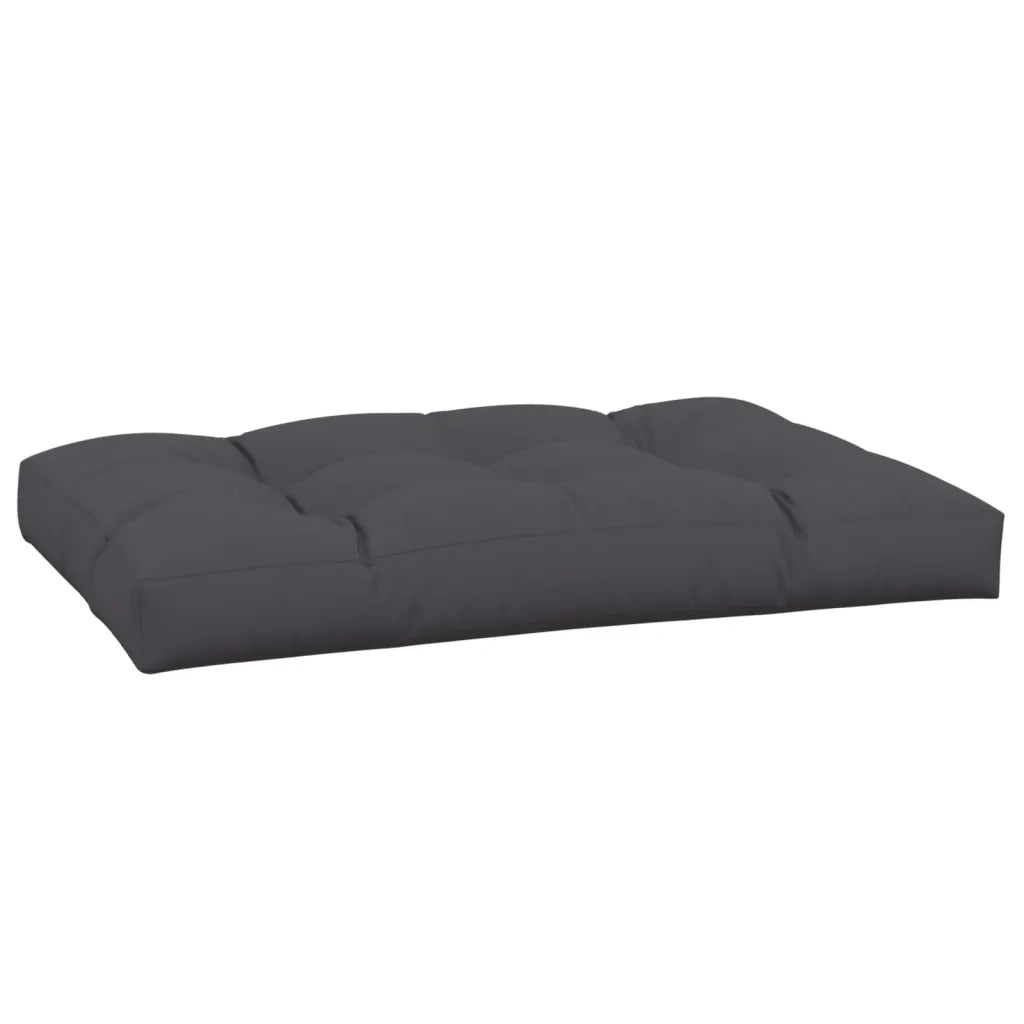 Cuscino per Pallet Antracite 120x80x12 cm in Tessuto 360513