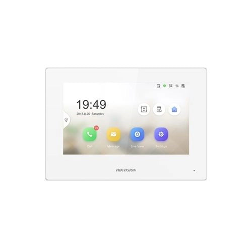 Monitor Interno 7 Pollici Videocitofono 2 Fili controllo mobile tramite APP Hik-Connect