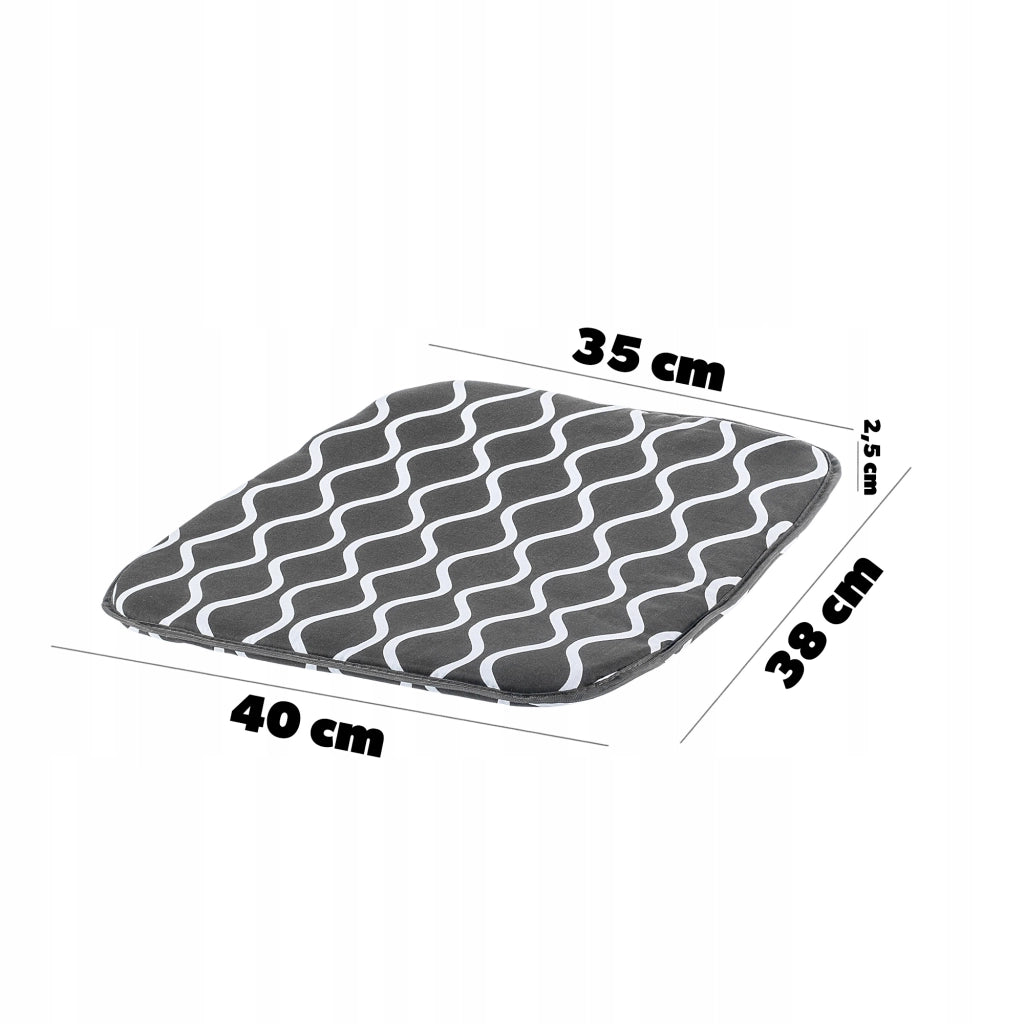 Cuscino per sedia da giardino KADAX, balcone, terrazzo, giardino, 40x38 cm, comodo