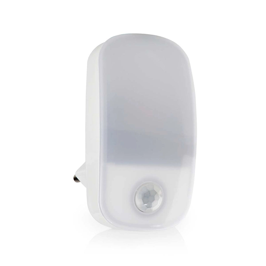 Luce notturna a LED con sensore di movimento e giorno/notte automatico Bianco Nedis