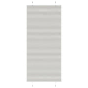 Tenda Plissettata Grigio Chiaro 100x200 cm Larghezza Tessuto
