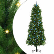Albero di Natale | Decorazioni natalizie con 300 LED con supporto Verde 240 cm PE