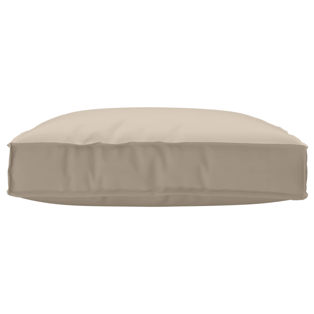 Cuscino per pallet Tortora 80x80x12 cm Tessuto Oxford