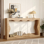 Tavolino Consolle con Ripiani ¨C MINIMAL ¨C Legno, Soggiorno e Salotto