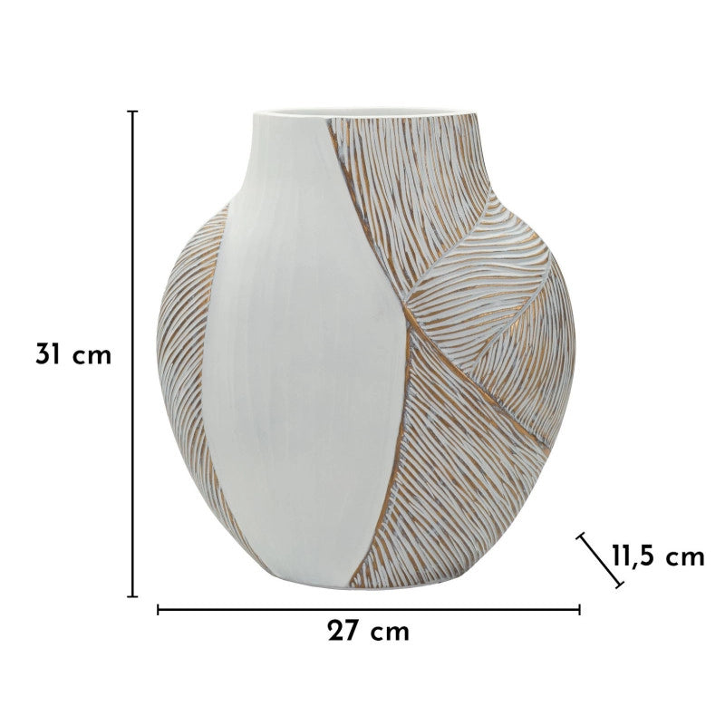 Vaso Resina Ho Chi Minh cm 27x11,5x31 (apertura cm 12x6)