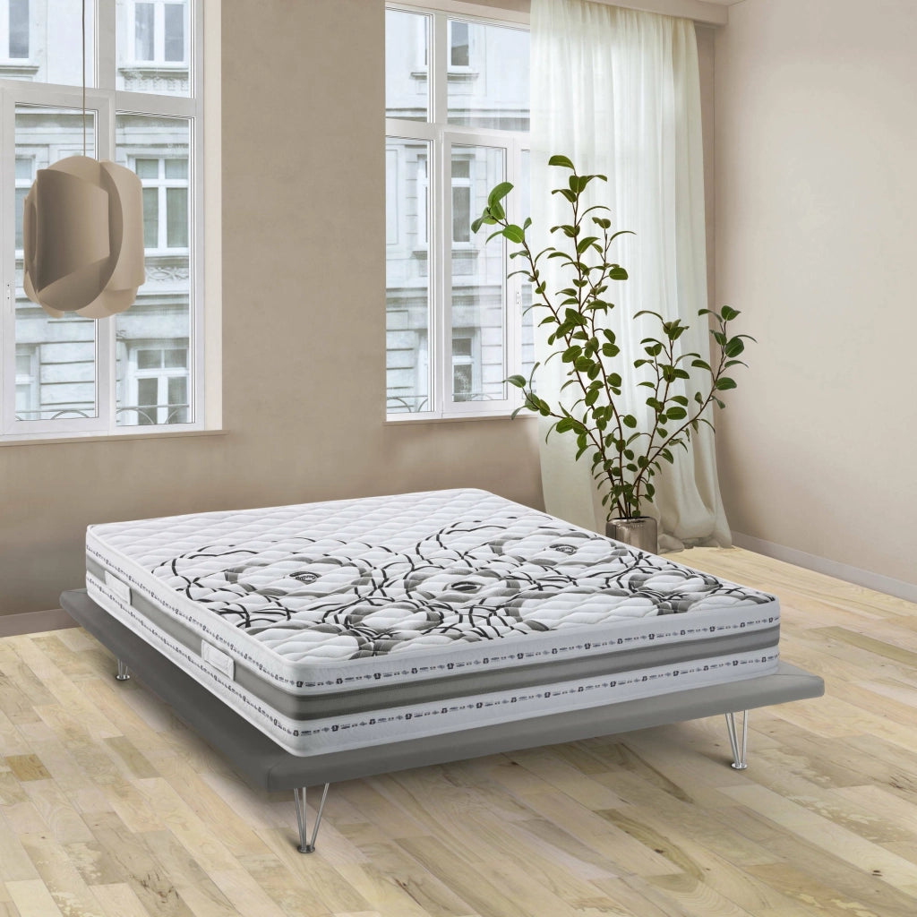 Materasso piazza e mezza Wien, Materasso in Memory foam e Waterfoam, 100% Made in Italy, Antiacaro e Anallergico, cm 120x190h 22