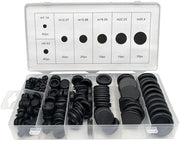 Kit di fermi gommati per carrozzeria - 170 pezzi - Assortimento - Adatto per Firewall - Fermi gommati in gomma