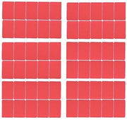Sostituto di vernice per stoffa 60 pezzi - vernice per cucito - stoffa per cucito a punto croce - 2 x 2 cm - vernice acqueronata - rossa - per uso con diamantini