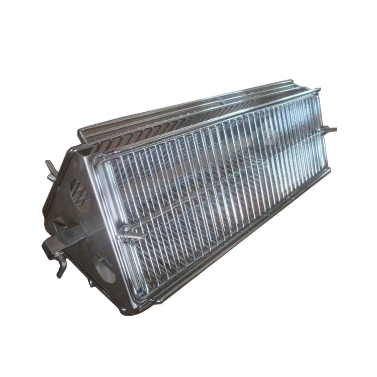 KuKoo Cestello Girarrosto Acciaio Inox - Attacco Triangolo - 82x29 cm