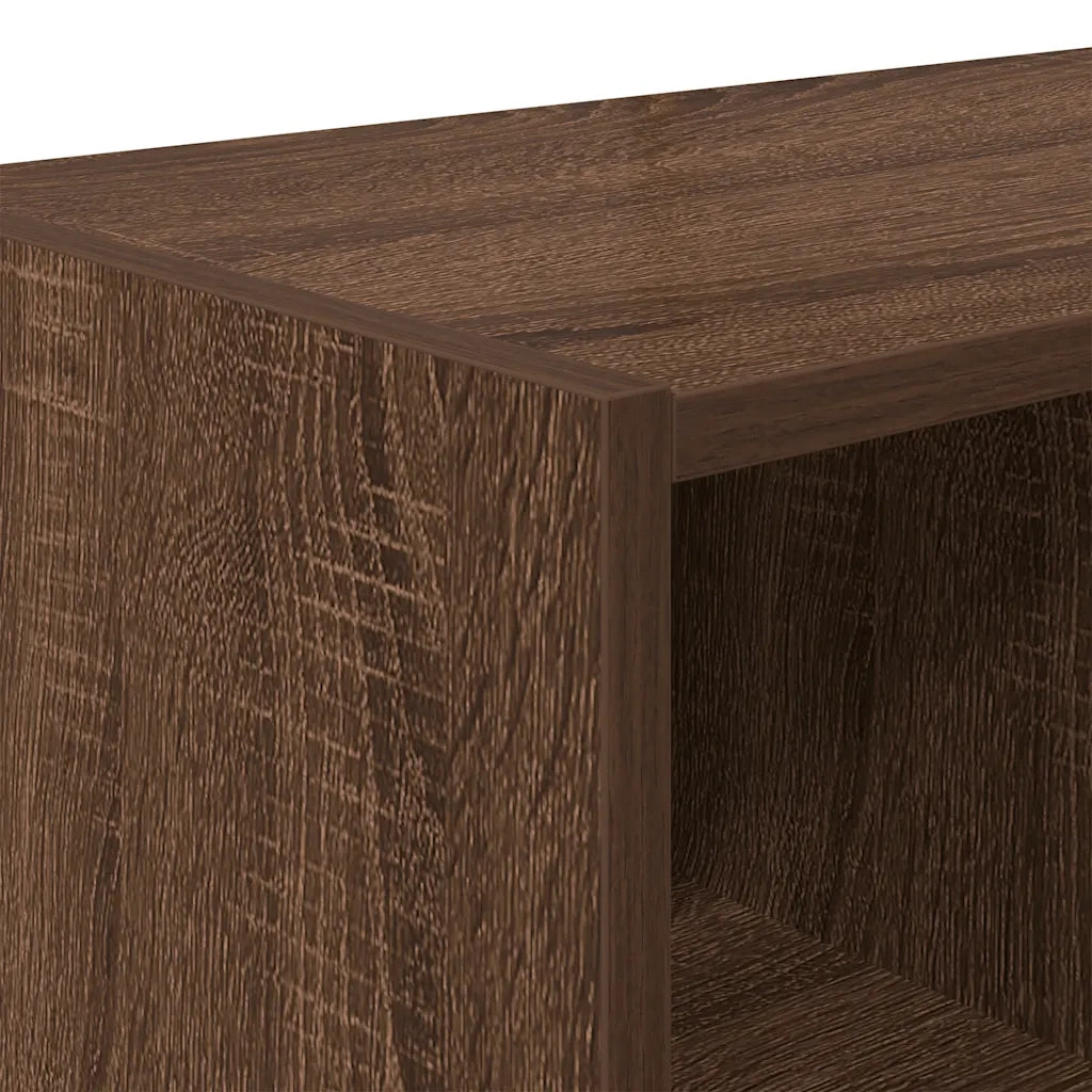 Scarpiere 2 pz Impilabili Rovere Marrone 89,5x30x40 cm 858852