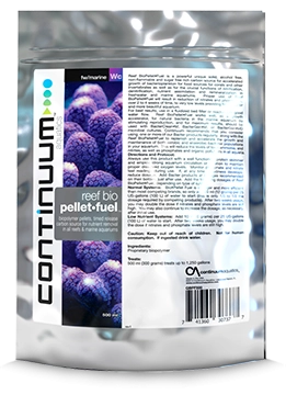 Continuum Aquatics Reef BioPellet Fuel 200ml - biopolimeri a lento rilascio di carbonio in acquari marini