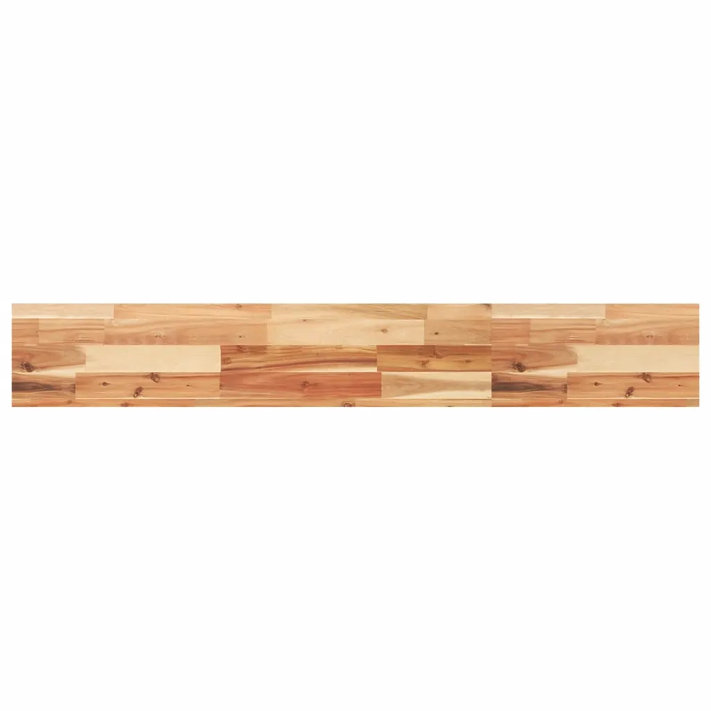 Piano per Tavolo 140x20x4cm Rettangolare Legno Massello Acacia