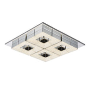 Plafoniera LED Italux Clarise cromata 45x45 48W 3000K