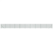 Recinzione da Giardino | Recinzione a Rete con Picchetti Ancoraggio Verde 2x25 m