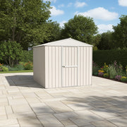 Capanno per esterno in lamiera di acciaio zincata 275x175cm x h 212cm - 87 kg - 4,81mq BIANCO