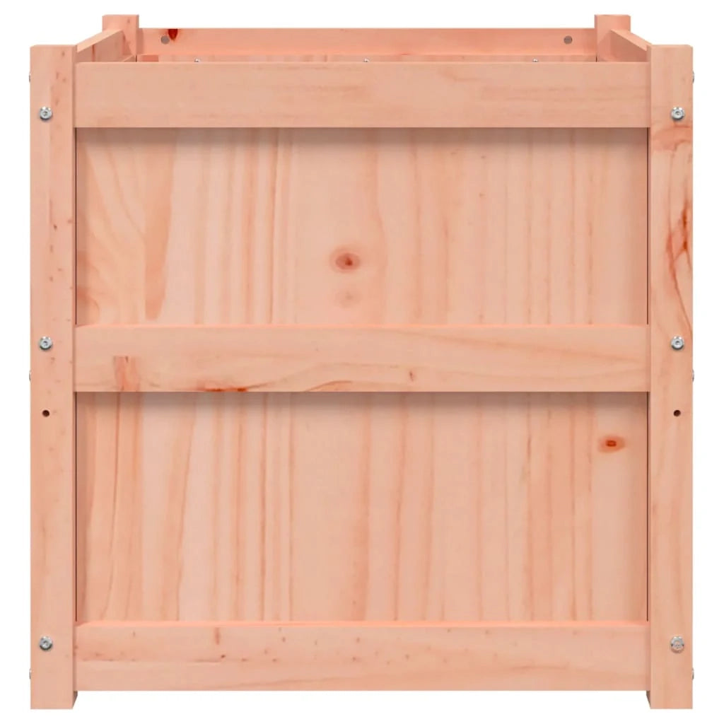 Fioriera rialzata per piante fiori giardino terrazze set da 2 legno massello di abete Douglas marrone 02_0039054