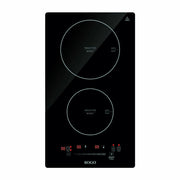 Piano cottura induzione 2 zone 3300W, controllo touch slider e timer 99 min con blocco sicurezza bambini - Sogo