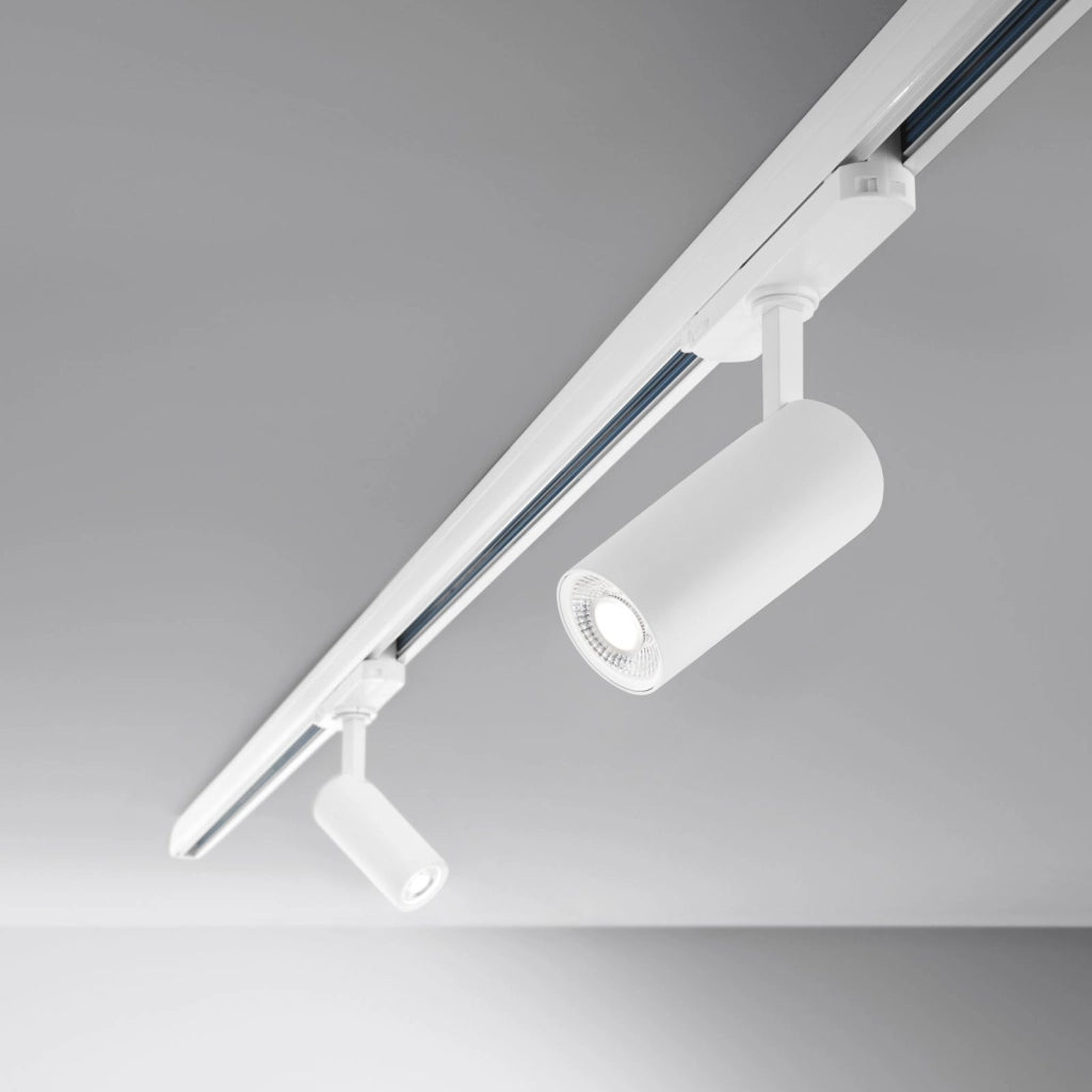 PROIETTORE A BINARIO LED JET 40DA BIANCO 40W 7800LM CCT 3000K / 4000K 8X15CM