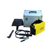 Vigor 5356207 Compact 160 Saldatrice Inverter MMA Kit 20-160A Elettrodi 1.6-4.0 mm con Valigia Alluminio Maschera Pinza Spazzola e Cavi